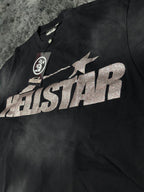 HELLSTAR CLASSIC LOGO GLITTER BLACK CAMISETA