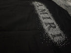 AMIRI CRYSTALS BLACK CAMISETA