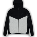 NIKE TECH FLECCE GREY/BLACK HOODIE