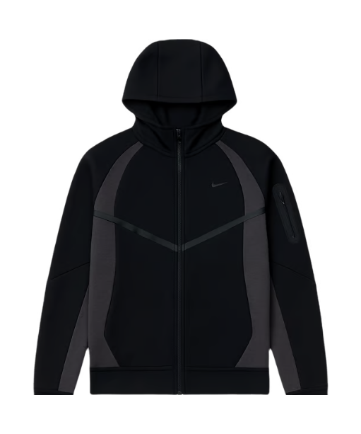 NIKE TECH FLECCE 2026 BLACK/GREY HOODIE