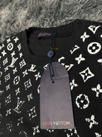 LOUIS VUITTON GRADIENT BLACK/WHITE CAMISETA