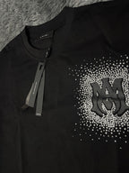 AMIRI CRYSTALS BLACK CAMISETA
