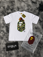 BAPE CAMO WHITE CAMISETA