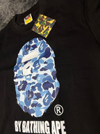 BAPE CAMO BLACK/BLUE CAMISETA