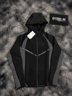 NIKE TECH FLECCE 2026 BLACK/GREY HOODIE
