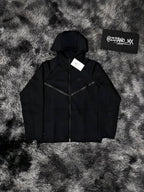 NIKE TECH FLECCE BLACK HOODIE
