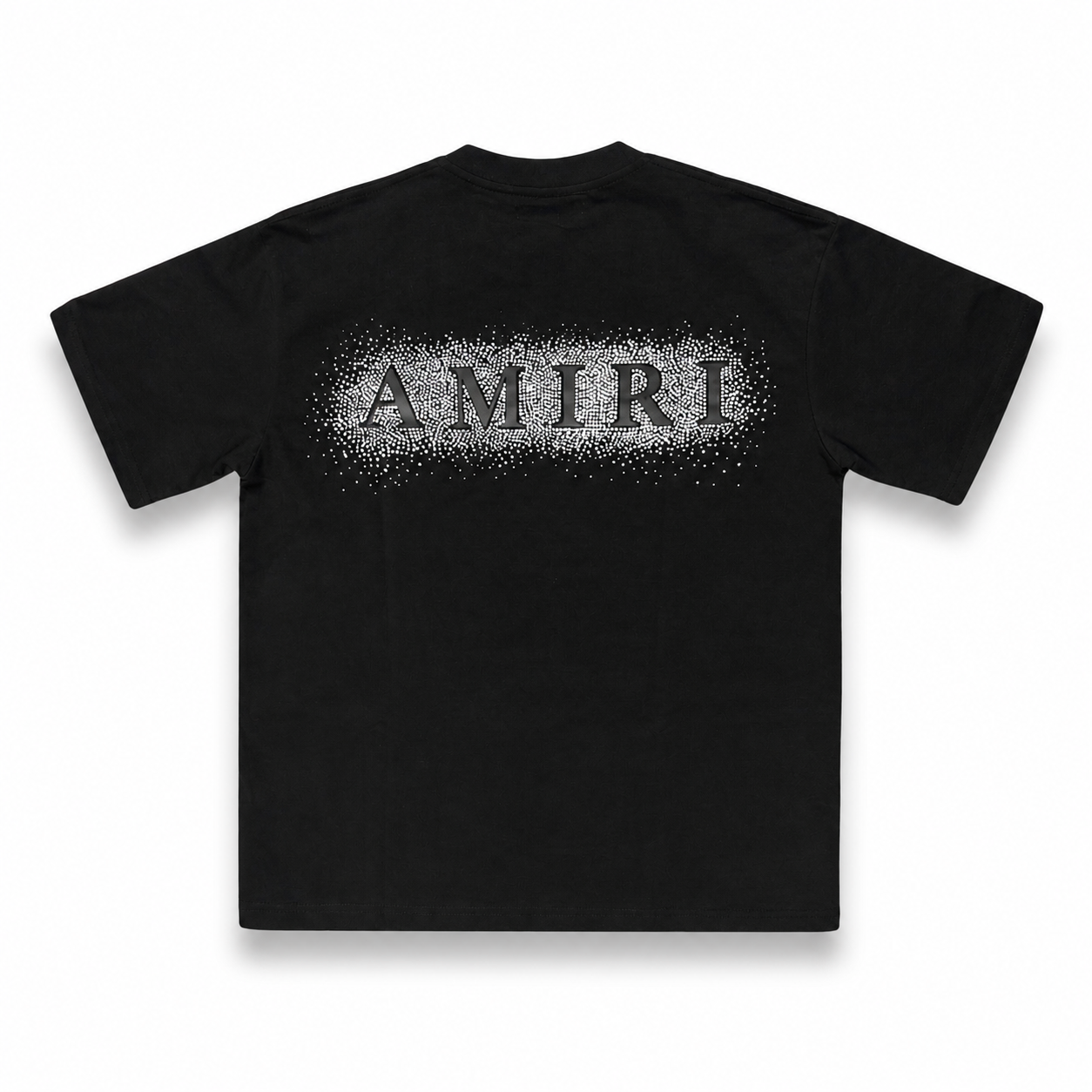 AMIRI CRYSTALS BLACK CAMISETA