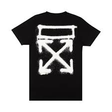 OFF WHITE SPRAY MARKER BLACK/WHITE CAMISETA
